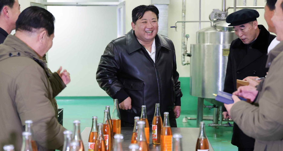 Kim Jong Un inspects foodstuff factories linked to new development drive